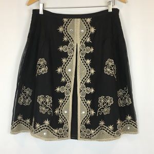 Carol Little silk skirt